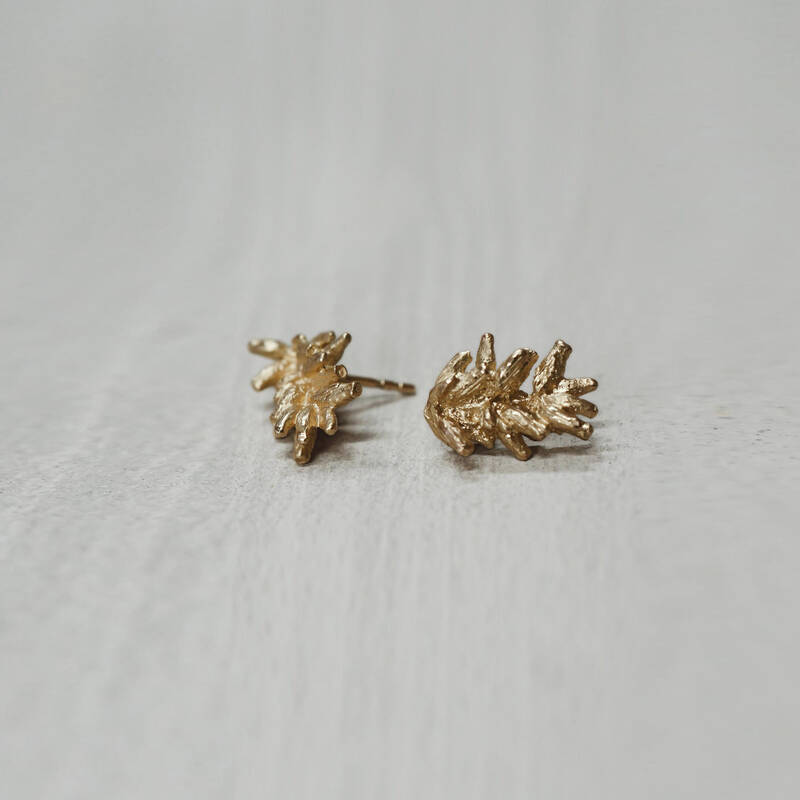FINGERGLÜCK Ohrschmuck Lavendel