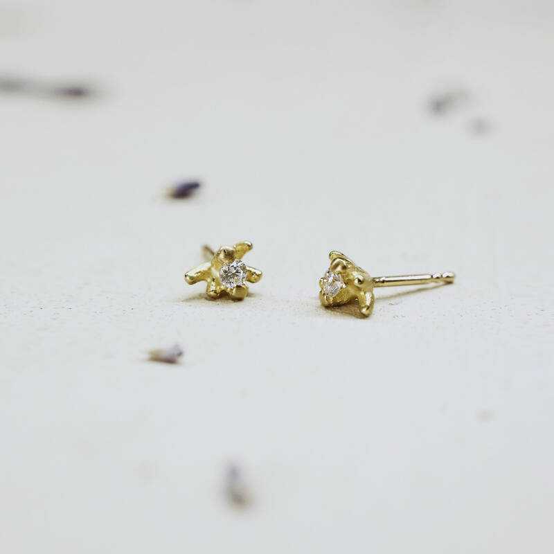 FINGERGLÜCK Ohrschmuck Lavendel