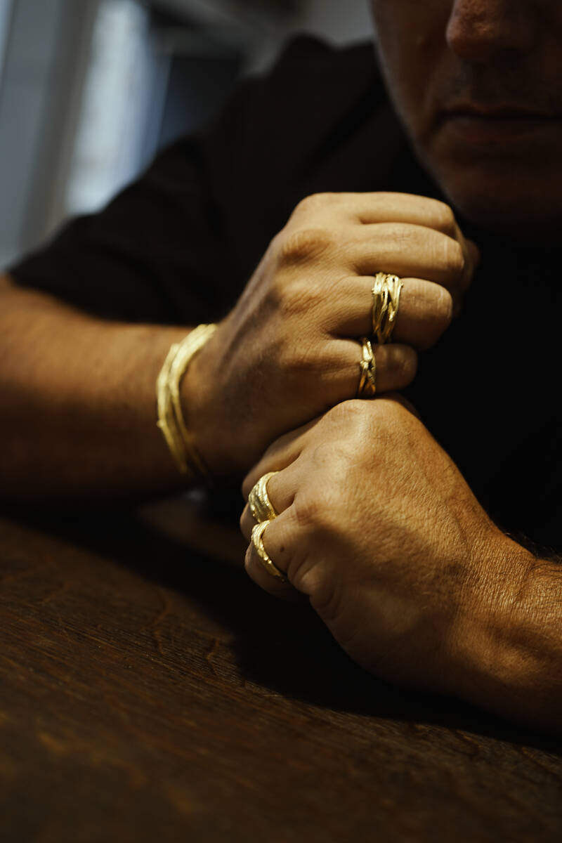 FINGERGLÜCK - Schmuck für Männer - Goldschmuck aus Birkenzweigen