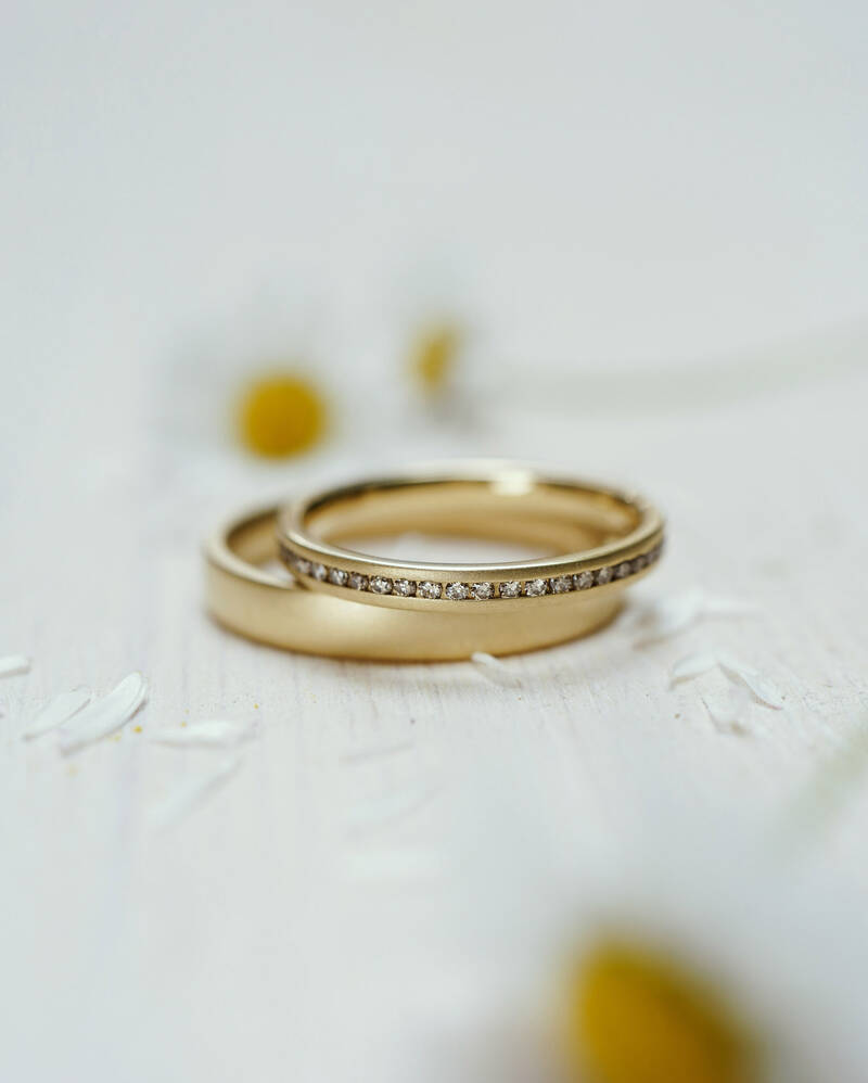 FINGERGLÜCK – Verlobung mit Diamantring