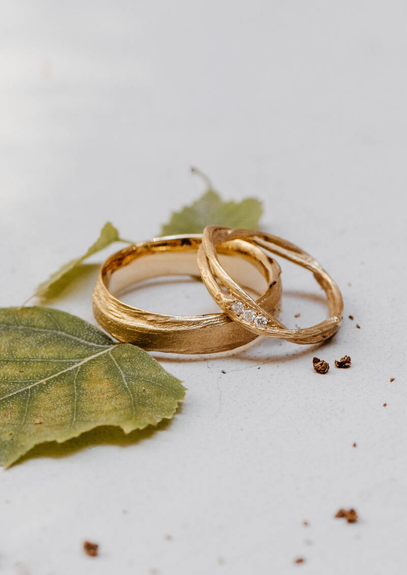 FINGERGLÜCK – Ringe aus Birkenzweigen und Birkenrinde FINGERGLÜCK – Ringe aus Birkenzweigen und Birkenrinde